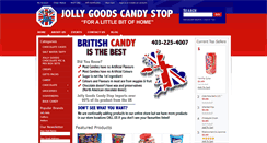 Desktop Screenshot of jollygoodscandy.com